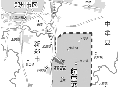 郑州航空港区规划图揭晓，塑造未来城市新面貌